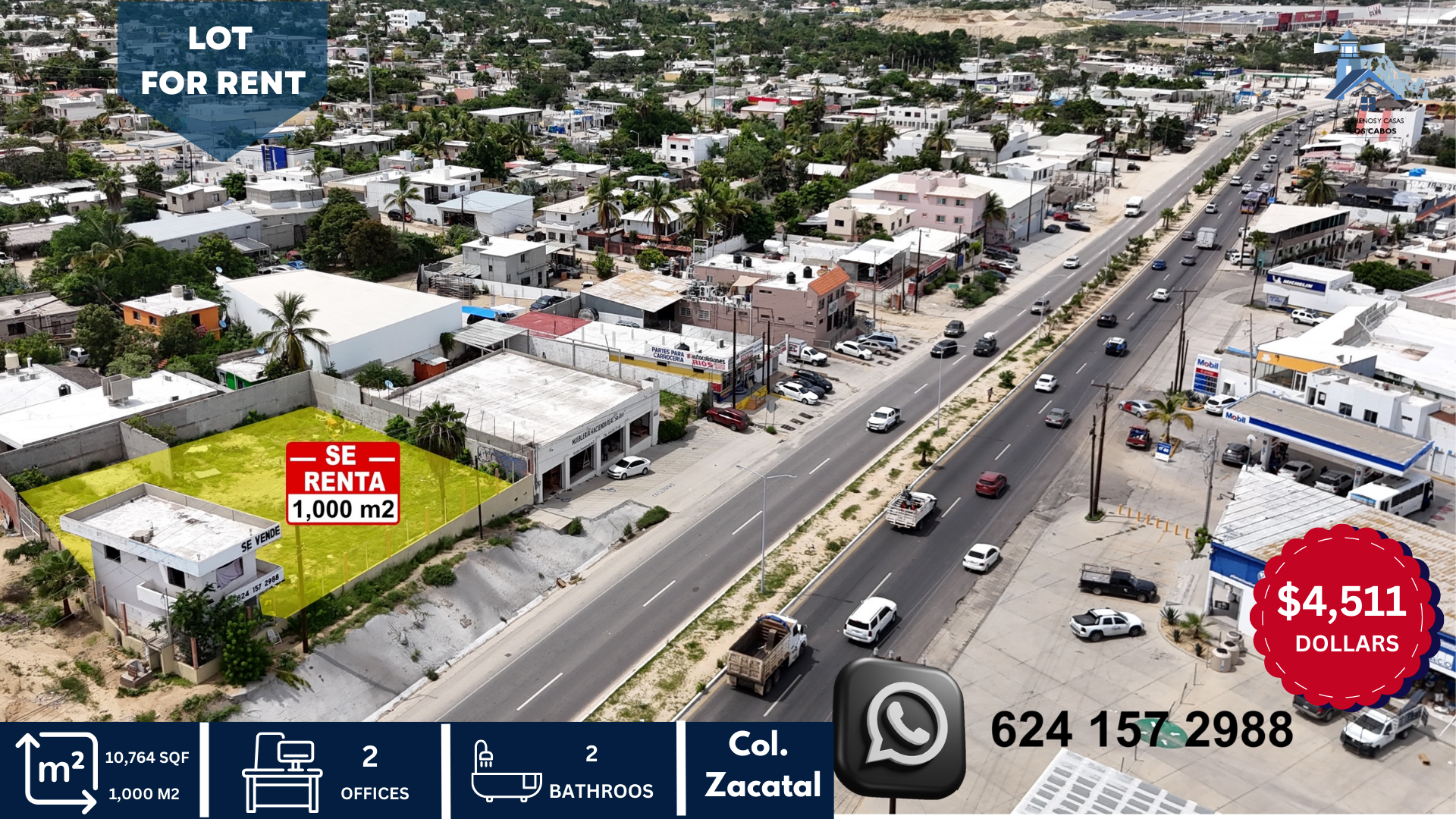 LOT FOR RENT, LOS CABOS