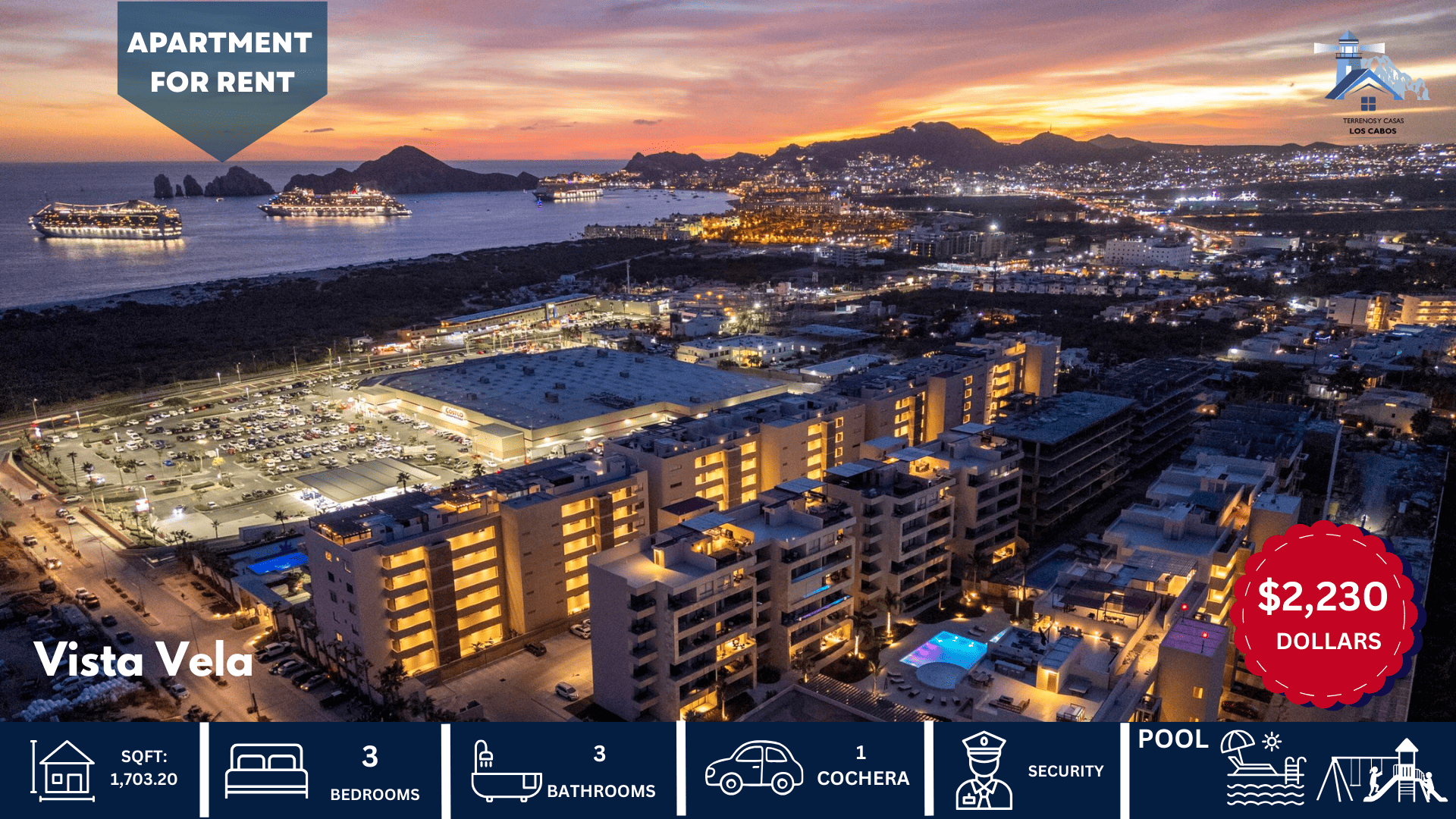 apartment for rent in Los Cabos