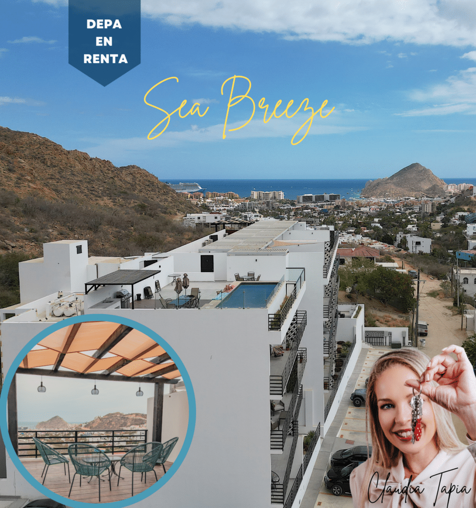 en renta departamento sea breeze Los Cabos